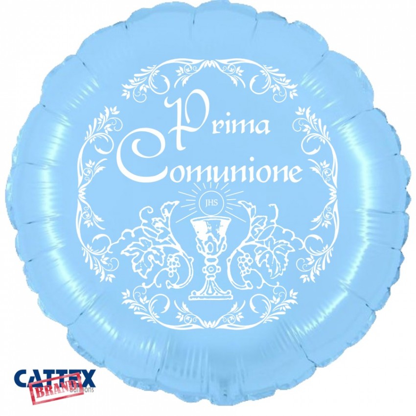 Palloncini Decorati CTX - Prima Comunione Bimbo (18”)